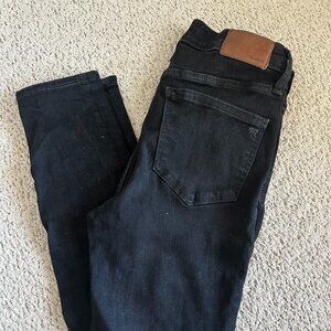 Madewell Road Tripper Black Denim Jeans Size 26